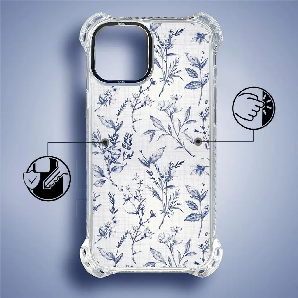 Coque de protection iPhone 14 Plus antichoc aimantée fleurs