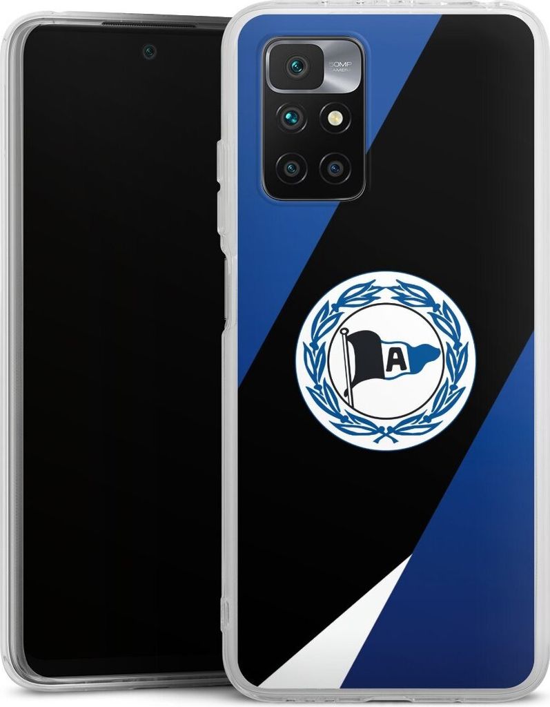 DeinDesign Handyhülle für Xiaomi Redmi 10 2022 Silikon Hülle Case Smartphone Schutzhülle Arminia Bielefeld DSC Offizielles Lizenzprodukt
