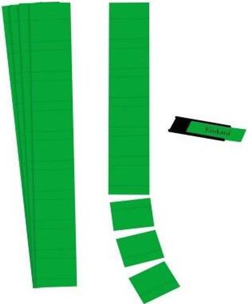 Ultradex Einsteckkarte 140601 60x32mm grün 90 St./Pack.