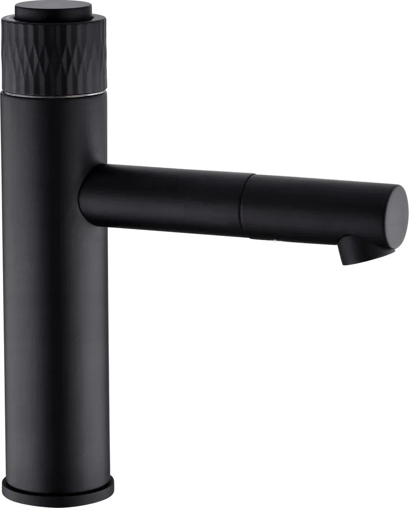 Mélangeur Lavabo Diamond Noir : Finissez-en avec le Calcaire et la Rouille
