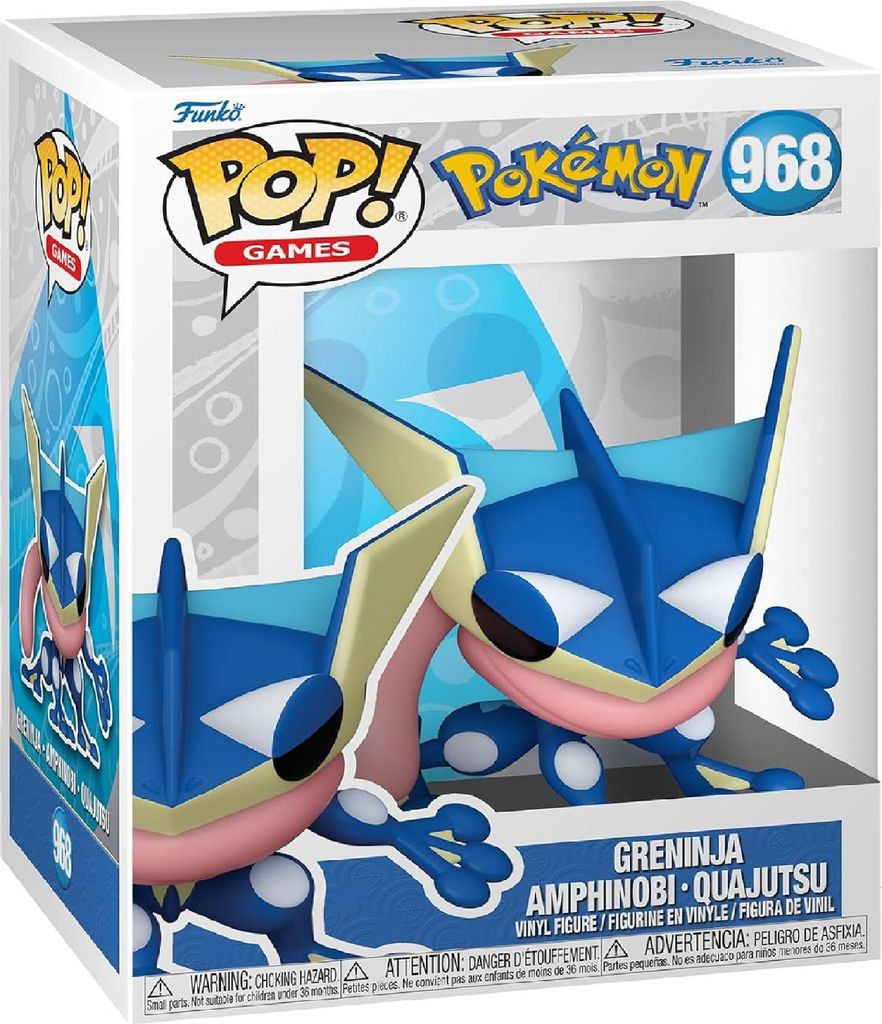 Pokémon - Greninja Amphinobi Quajutsu 968 - Funko Pop! Produktbild 