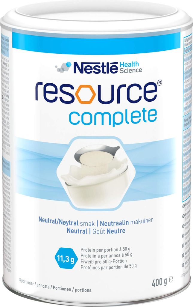 Nestle resource complete neutral Trinknahrung, 400 g Pulver