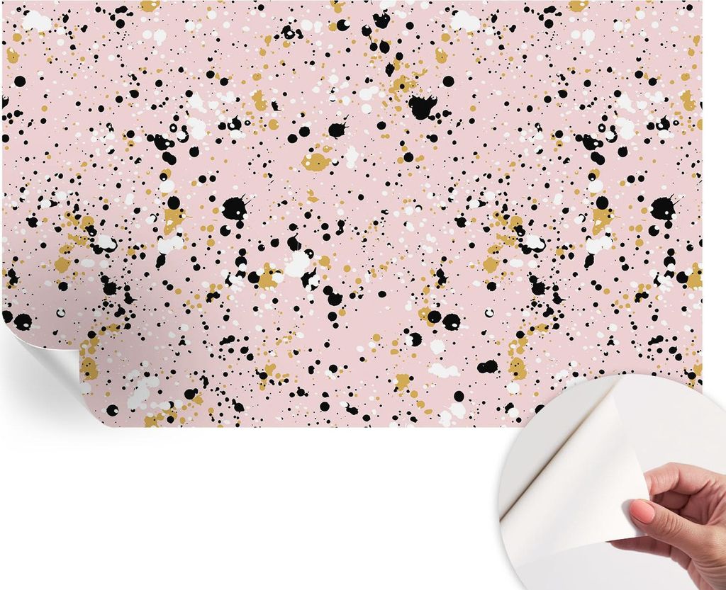 Selbstklebende Wandtapete - Dekorative Tapete für Wohnzimmer - Klebefolie für Wandbilder - Tapetenfolie für Wanddekoration - 416x254 - Künstler...