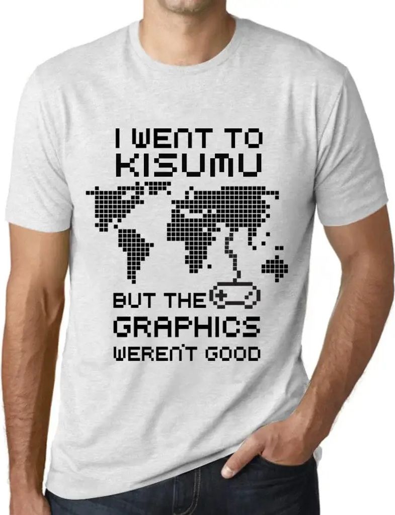 Herren Grafik T-Shirt Ich war in Kisumu aber die Grafik war nicht gut – I Went To Kisumu But The Graphics Weren’t Good – Öko-Verantwortlich ...