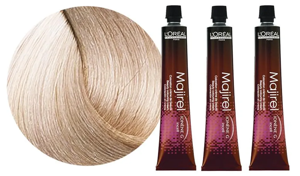 L'Oréal Majirel 10.21 Soin Colorant Ionène G 3x50ml Blond Clair Nacré