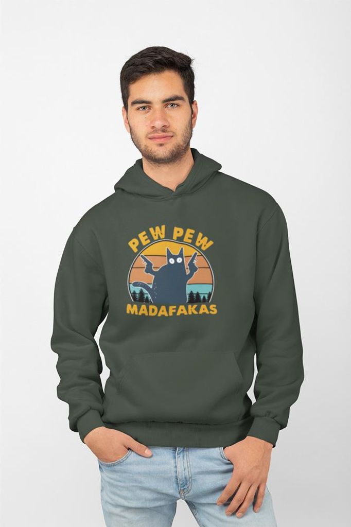D&B Uni Hoodie EB00028 Madafakas Waldgrün-Größe S