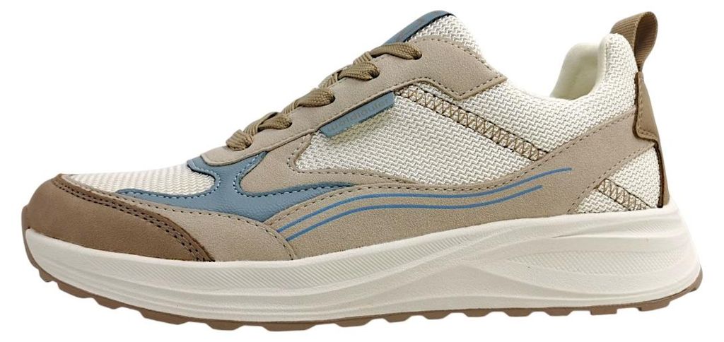 Scarpe da ginnastica Waldläufer h-laila beige combinate, Immagine del prodotto 