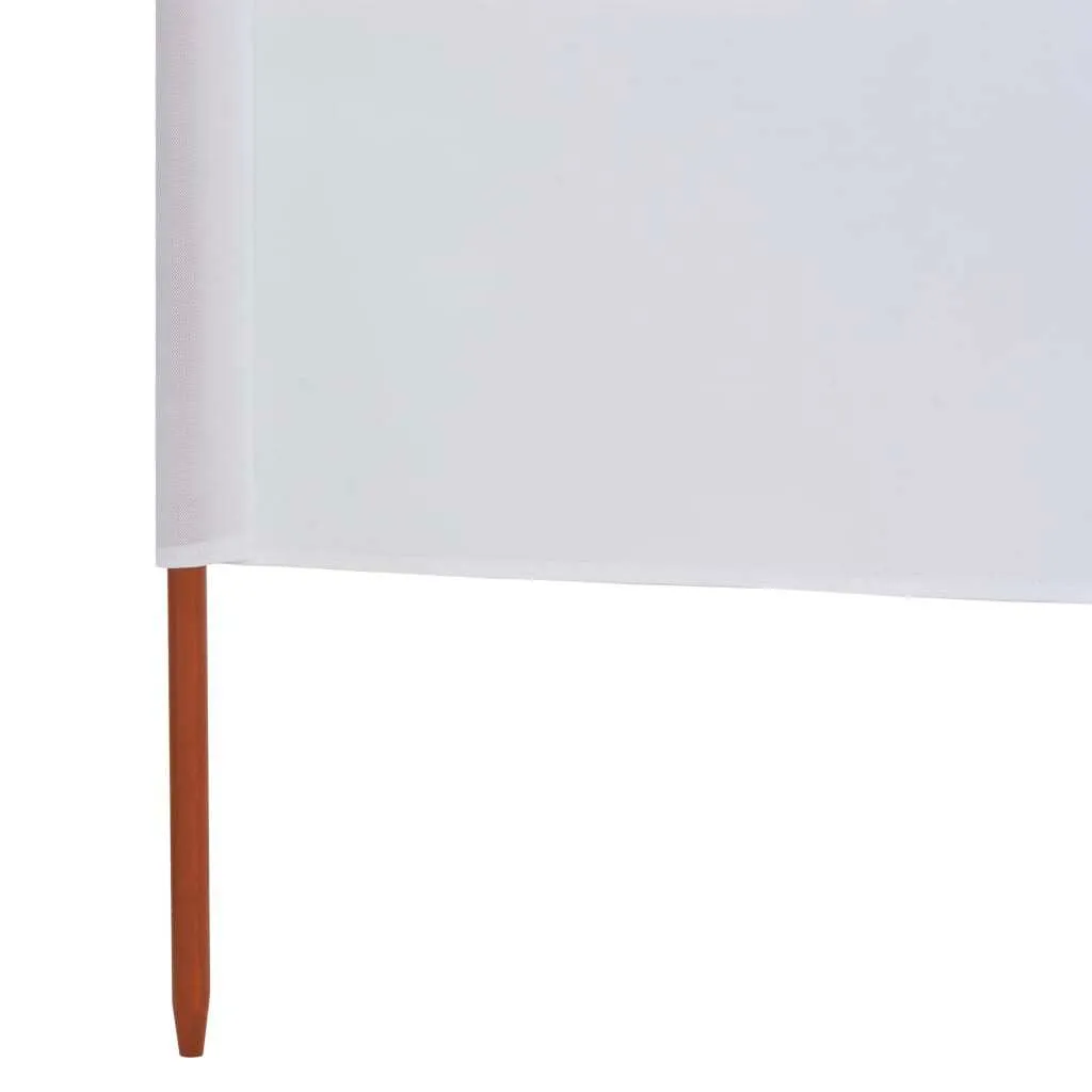 Tissu brise-vent blanc sable 400 cm haute résistance pour extérieur - 4