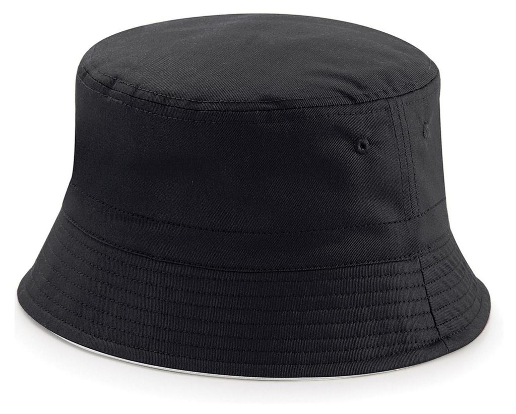 Beechfield - Schlapphut wendbar für Herren/Damen Uni FK1567 (L-XL) (Schwarz/Hellgrau)