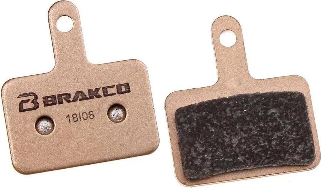 Brakco Shimano Deore/br-m515/495/601/501 Tektro Promax Sinterbremsbeläge Golden Golden One Size