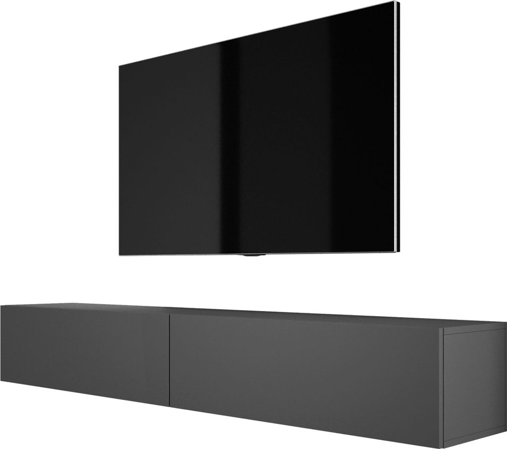 MOBILE TV: antracite, (2 x 100 cm) x 34 x 32 cm Immagine del prodotto 