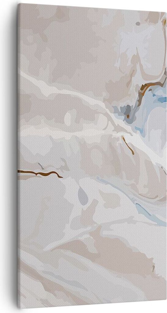 Bild auf Leinwand - Leinwandbild - Abstraktion modern - 55x100cm - Wand Bild - Wanddeko - Leinwanddruck - Bilder - Kunstdruck - Wanddekoration - Le...