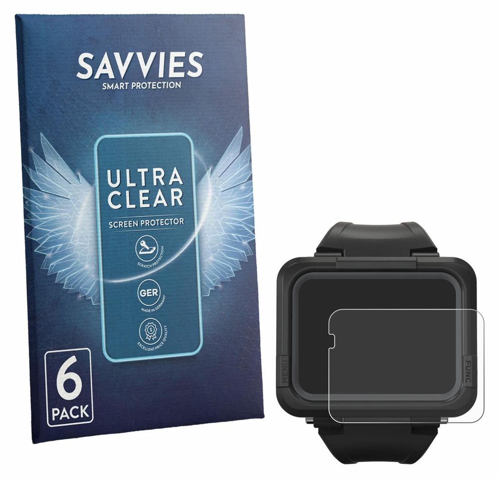 6x Für Shearwater Peregrine TX Schutzfolie Savvies Displayschutz Display Schutz Folie Klar Transparent