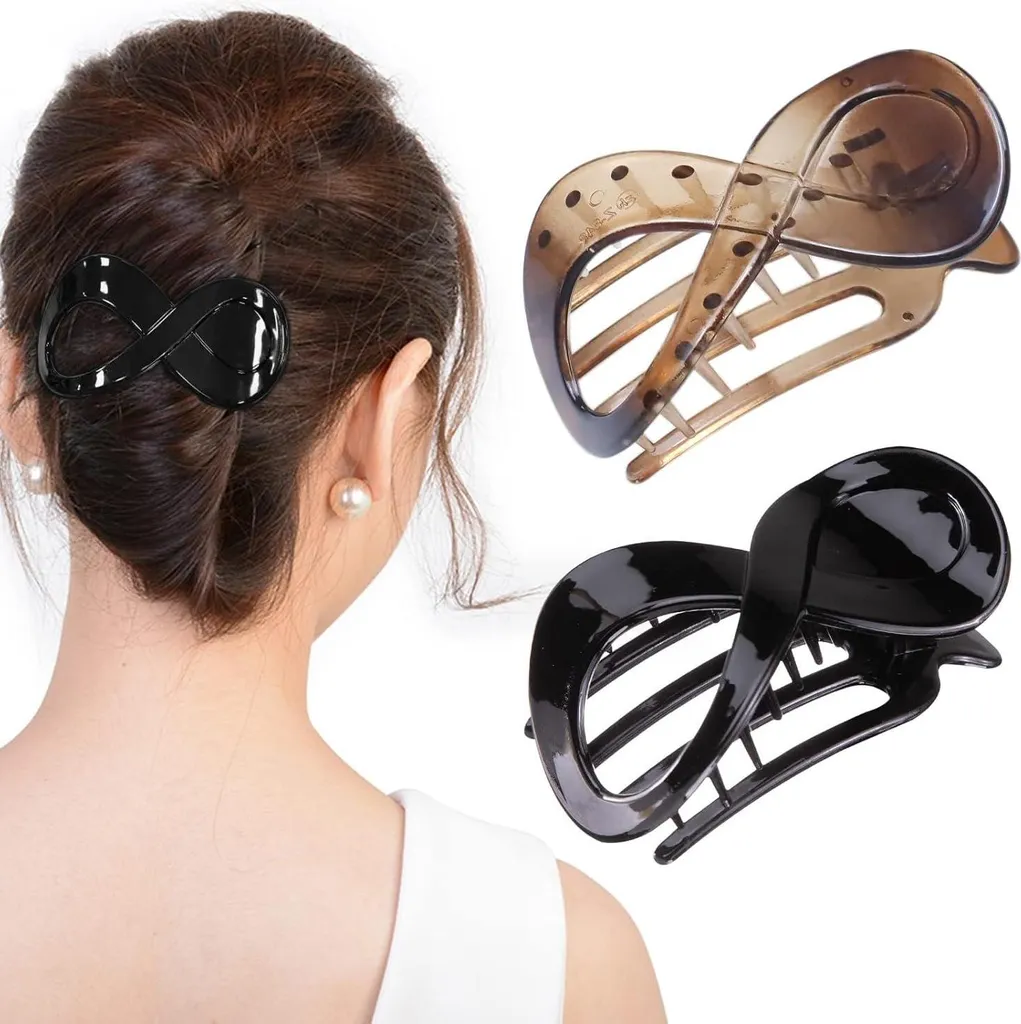 Accessoire cheveux pour chignon banane et coiffure rapide lot de 2