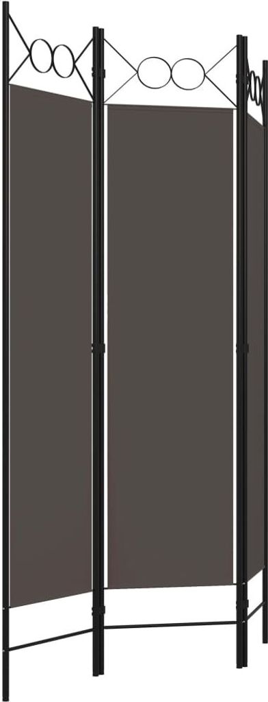 Cloris DesignMöbel Paravents - Anthrazit 3-tlg. Raumteiler Anthrazit 120x180cm Schlichtes7518354