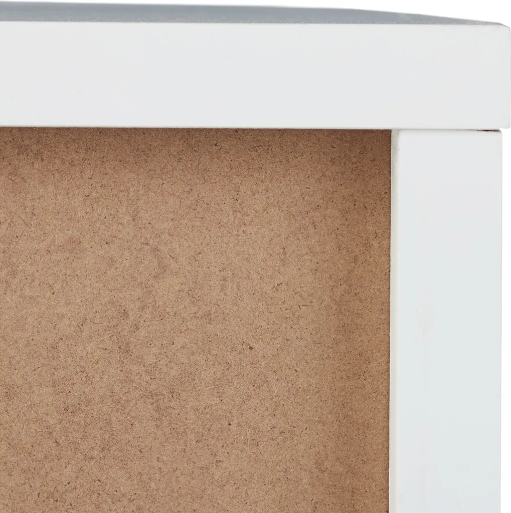 Meuble TV bas avec 4 niches de rangement et roulettes multidirection - 8