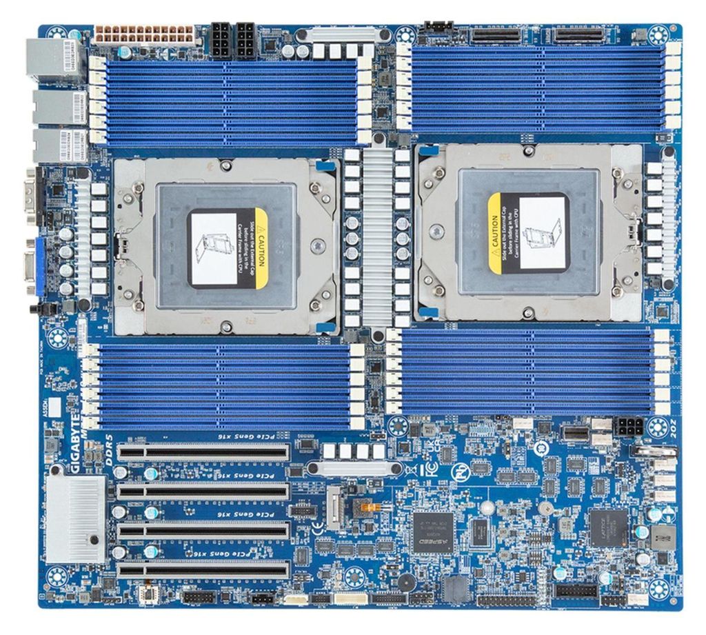 GIGABYTE MZ73-LM0, AMD, Socket SP5, AMD EPYC 9004, Zdjęcie produktu 