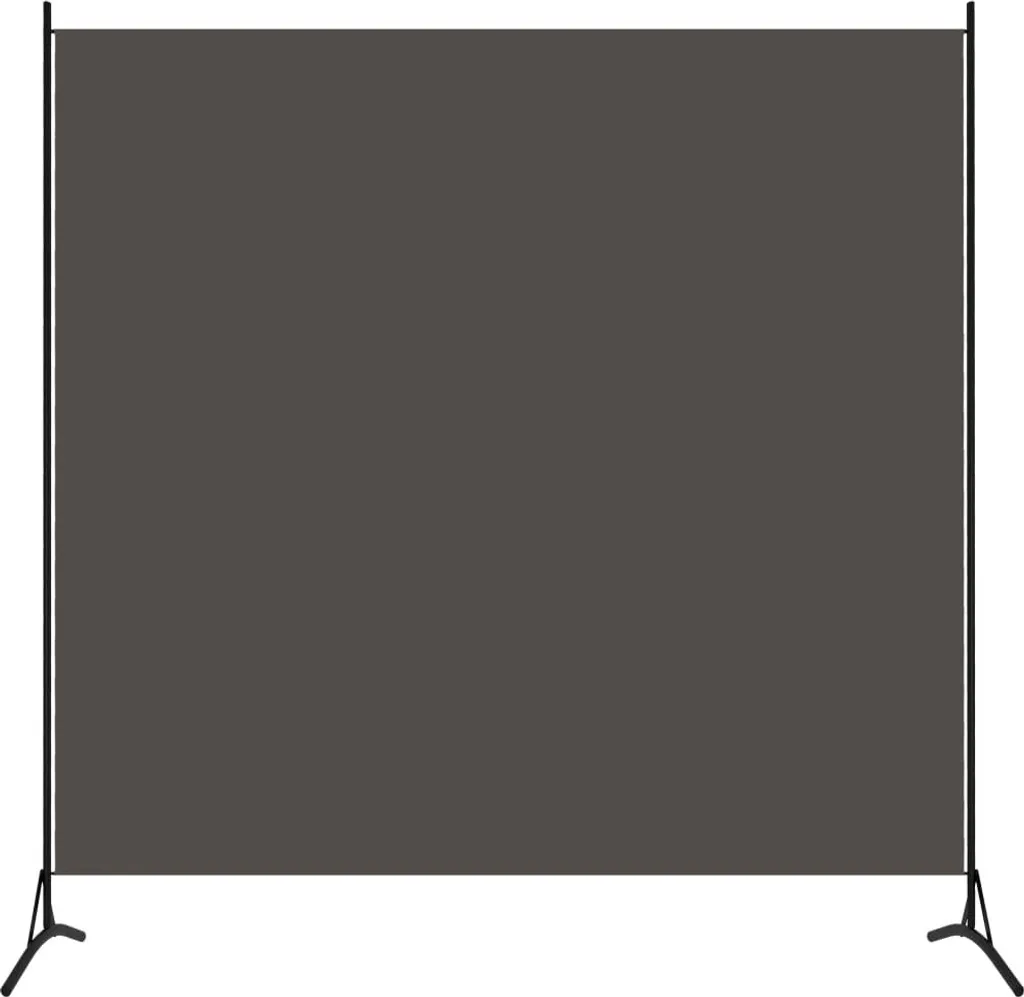 vidaXL Paravent 1 volet Anthracite 175x180 cm - Cloison de séparation fixe