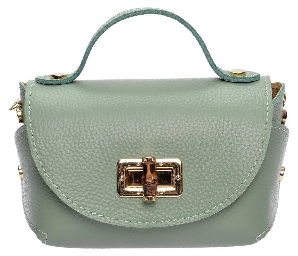 Petit sac trotteur menthe Anna Luchini AL 1012T chic pour femme moderne