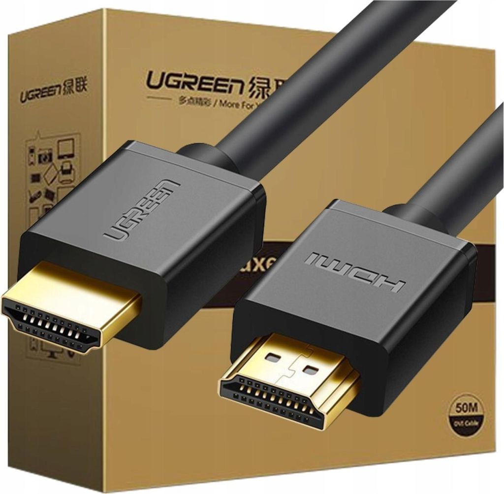 Ugreen Cavo Hdmi 4K 30 Hz 3D 18 10 M Nero (Hd104 10110) Immagine del prodotto 
