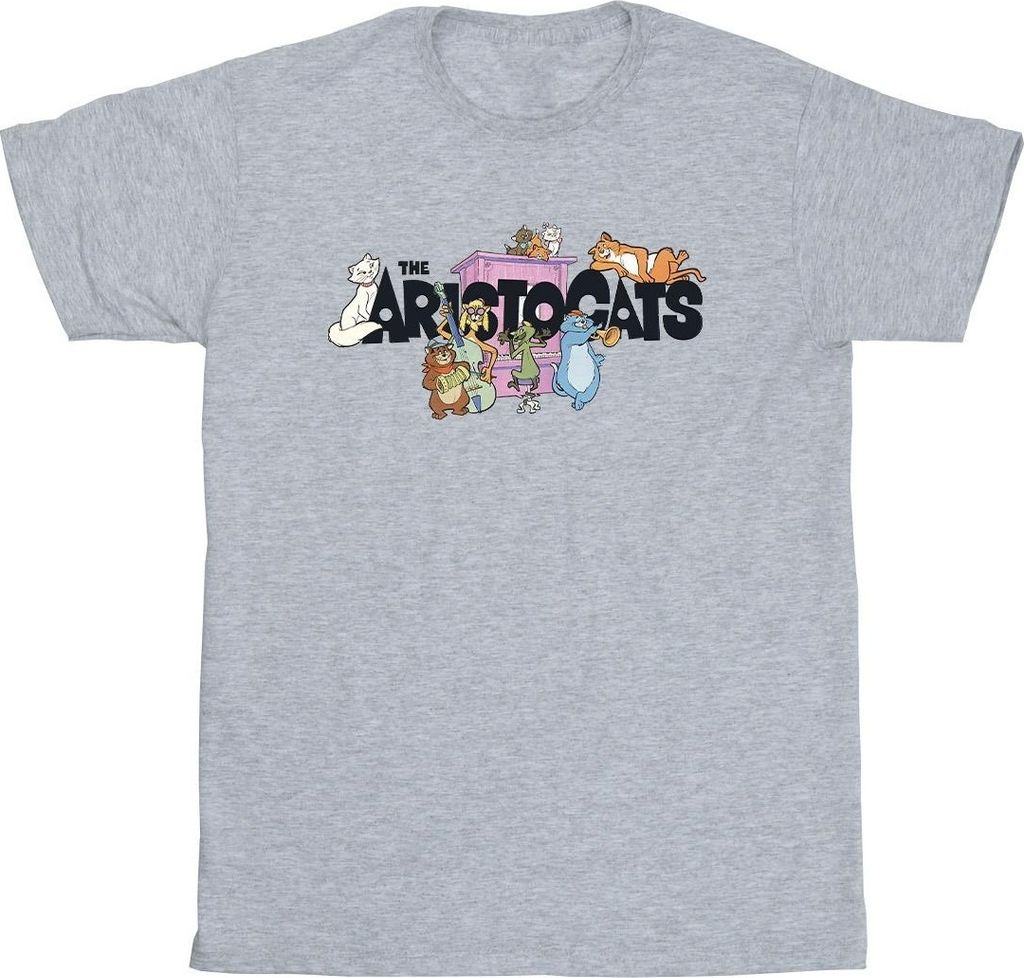 Disney - "The Aristocats" T-Shirt für Herren BI20099 (XL) (Grau)