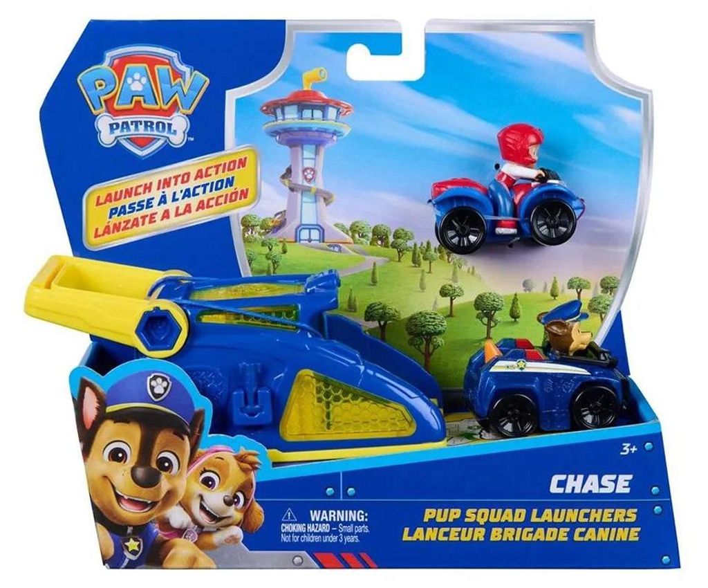 Paw Patrol PAW Pup Squad Launcher Chase & Ryder