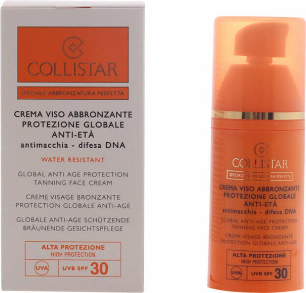 Collistar Global Anti-Age Protection Bräunungscreme Tanning Face Cream SPF 30 50 ml