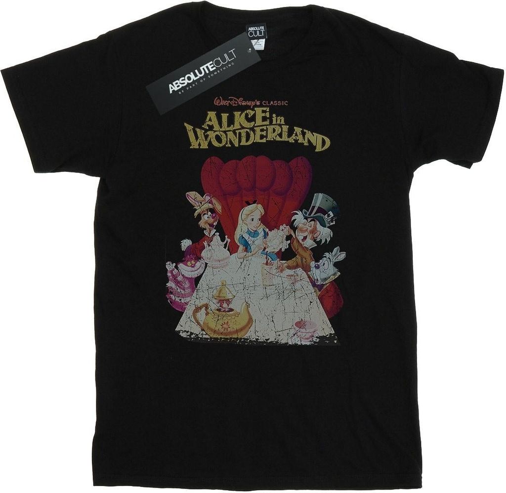 Disney - "Alice in Wonderland" T-Shirt für Herren BI18032 (S) (Schwarz)