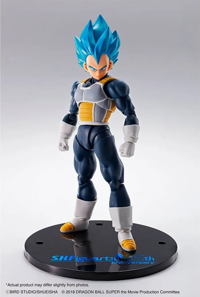 Figurine Vegeta Blue S.H. Figuarts Articulée et Réaliste 14 cm Bandai