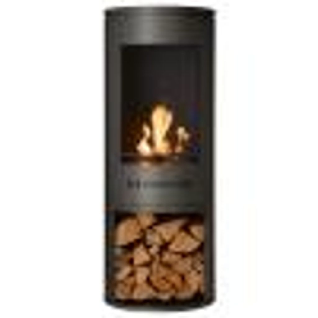 Sureflame Barilo stufa a bioetanolo nera opaca con vano Immagine del prodotto 