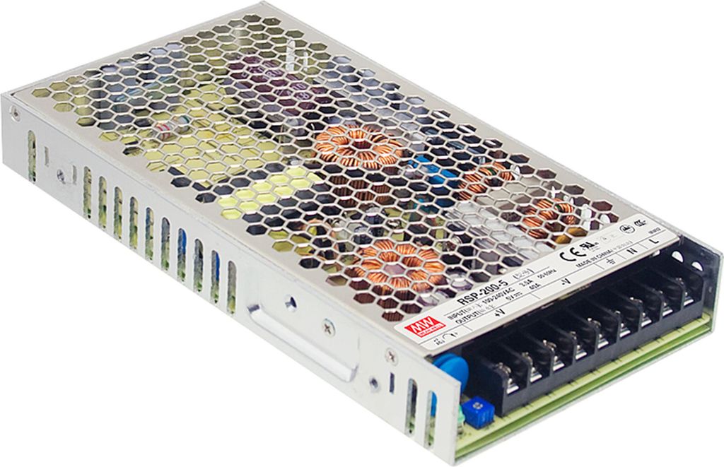 MEANWELL RSP-200-12, AC-DC-Schaltnetzteil, geschlossen, 200W 12V 16,7A