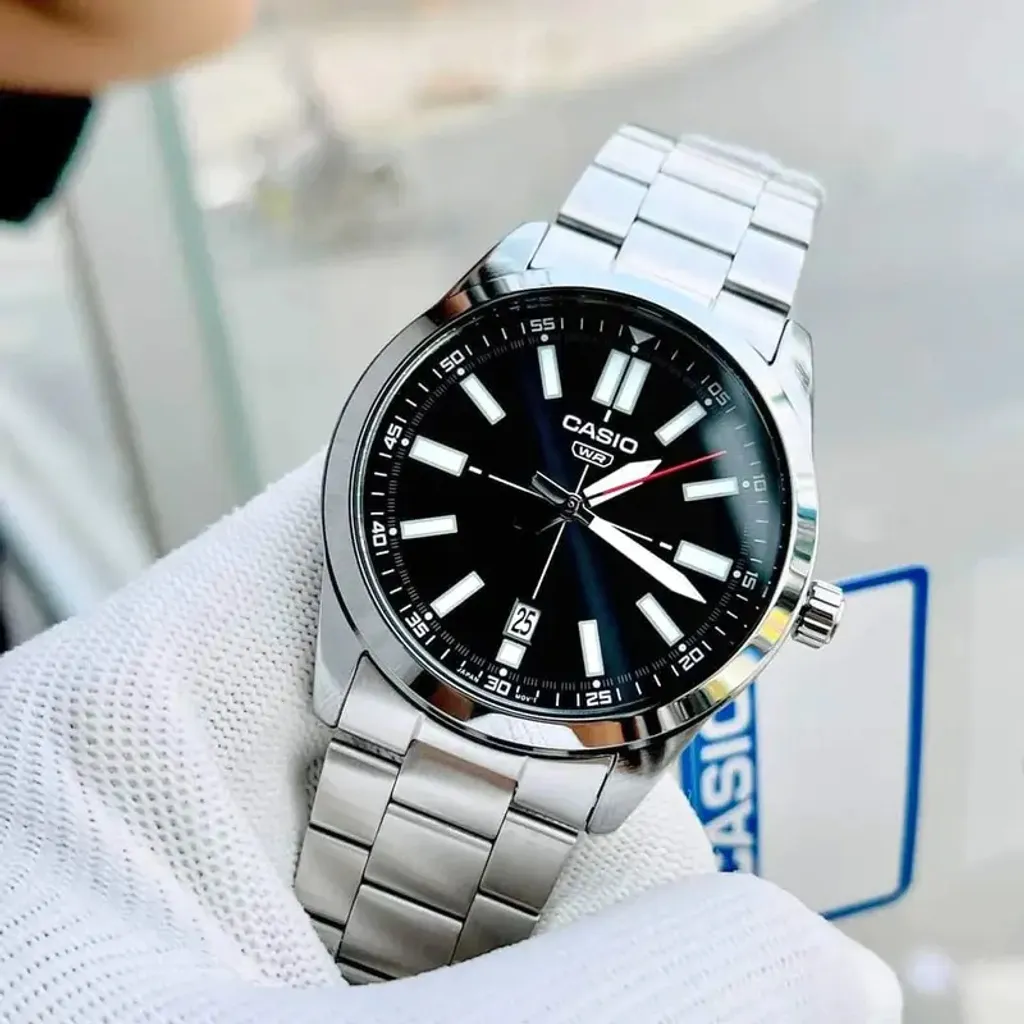 Casio Orologio Maschio Mtp-Vd02D-1E (Zd217B) + Scatola - 8