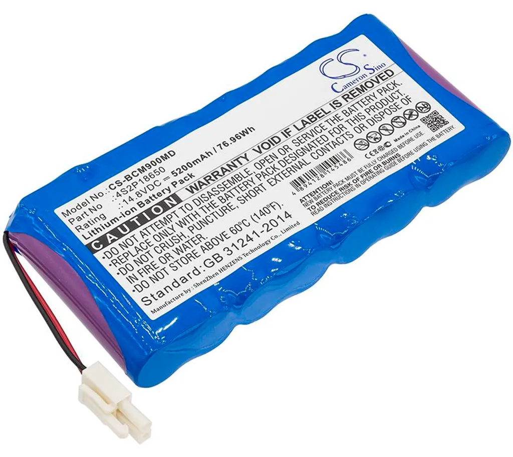 Batterie pour Biocare iOcare PM-900 et PM900S Moniteur Patient 4S2P1