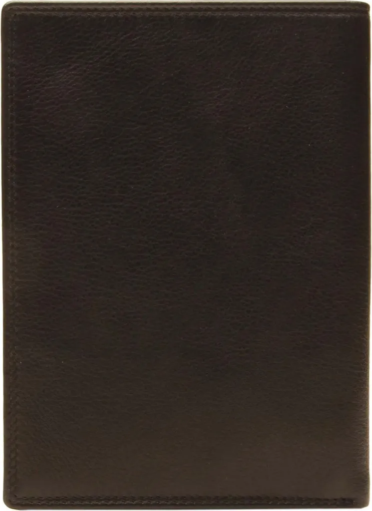 Étui carte d'identité cuir véritable double volet avec rangements - 5
