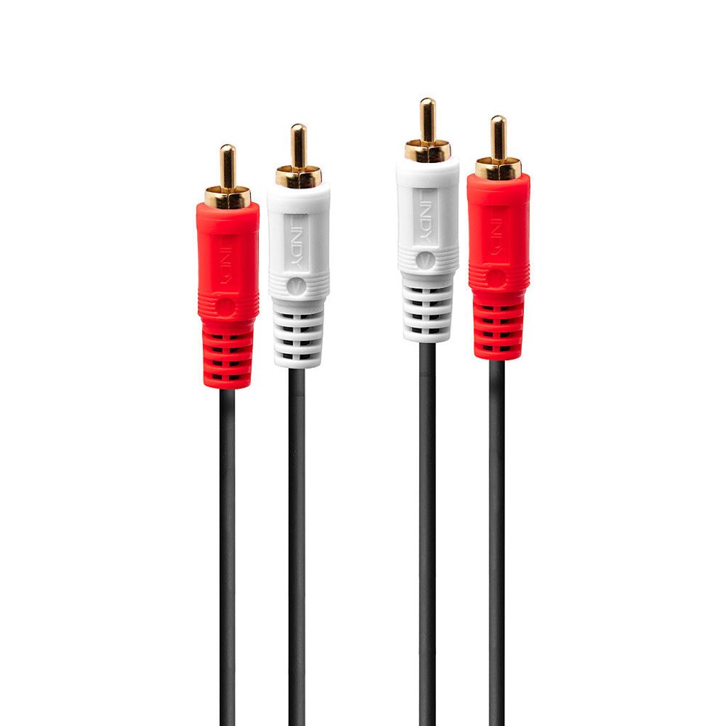 Lindy 35662 3 M Rca-kabel Durchsichtig Durchsichtig One Size
