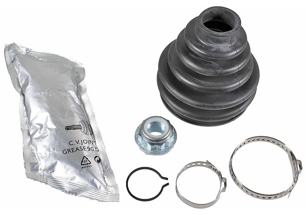 Faltenbalgsatz Antriebswelle Ø 31 - 75 mm Gummi METZGER für u.a. VW TRANSPORTER