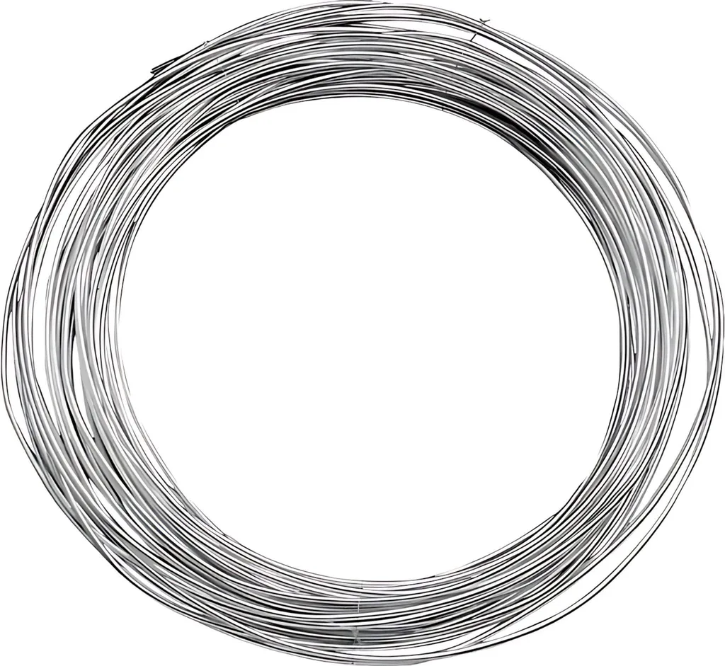 Fil d'argent pour création de bijoux et bricolage créatif 3m Ø 1.2 mm
