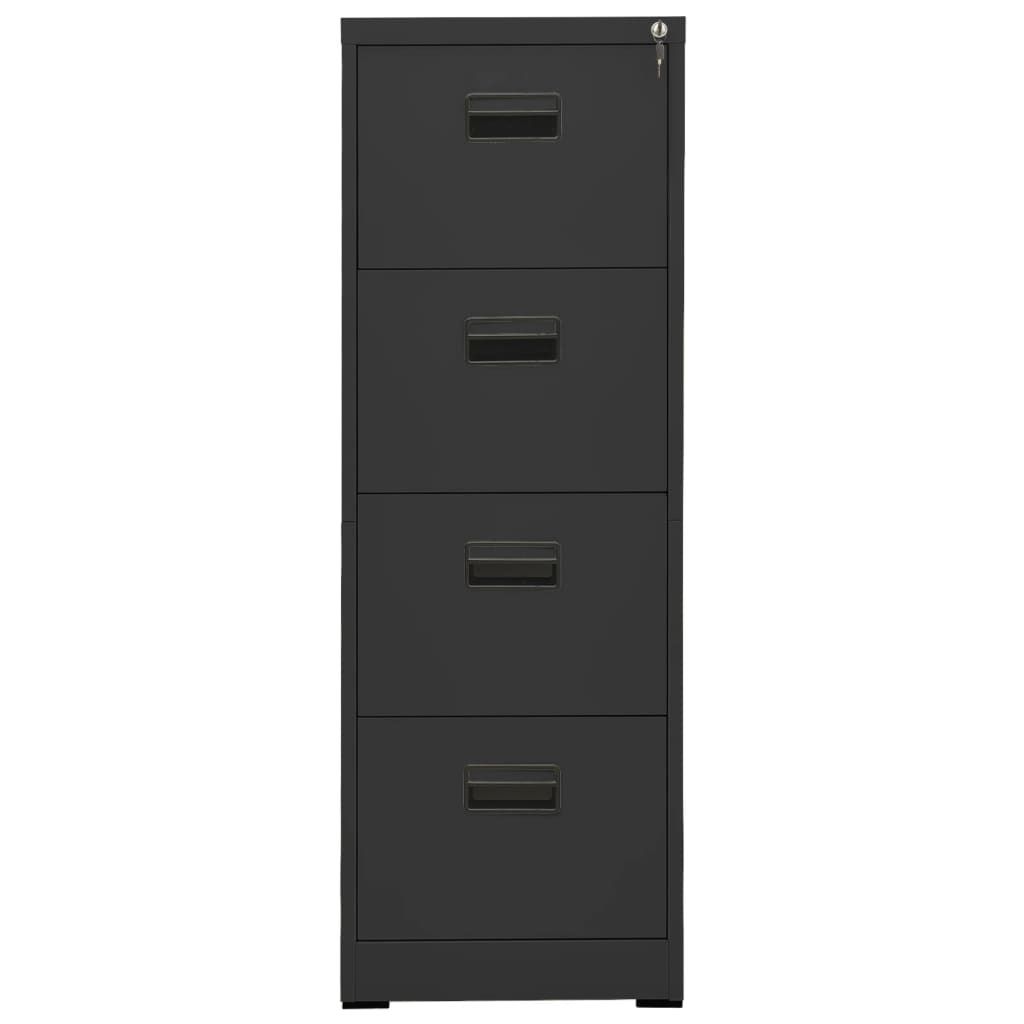 "SALE 2026" Aktenschrank Anthrazit 46x62x133 cm Stahl - Aktenschränke DE2753930