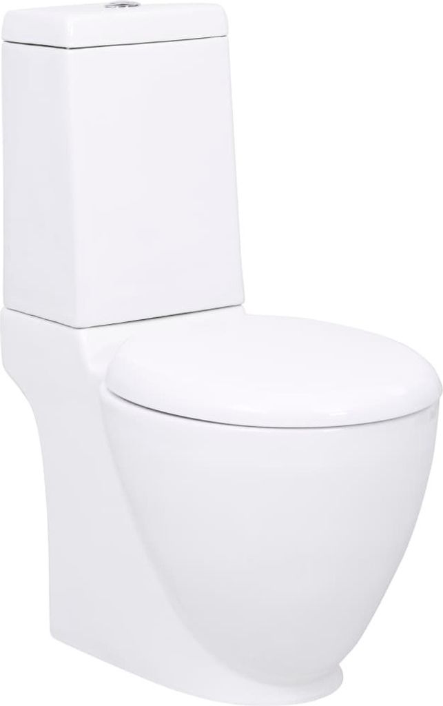 (Angebot 2026)Keramik-Toilette Abgang Horizontal Weiß GermanyMöbel 35332 - Hänge-WCs