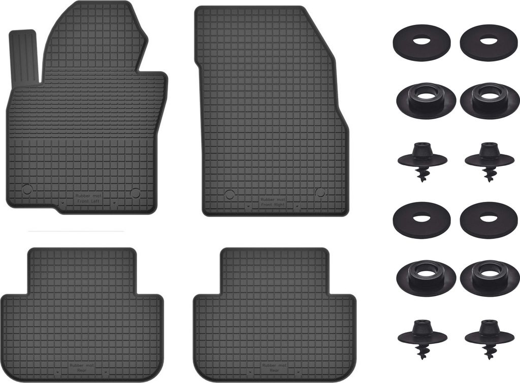 Gummimatten Mit Stoppern Für: Mazda Cx-5 Ii (2017-) Schwarz Set