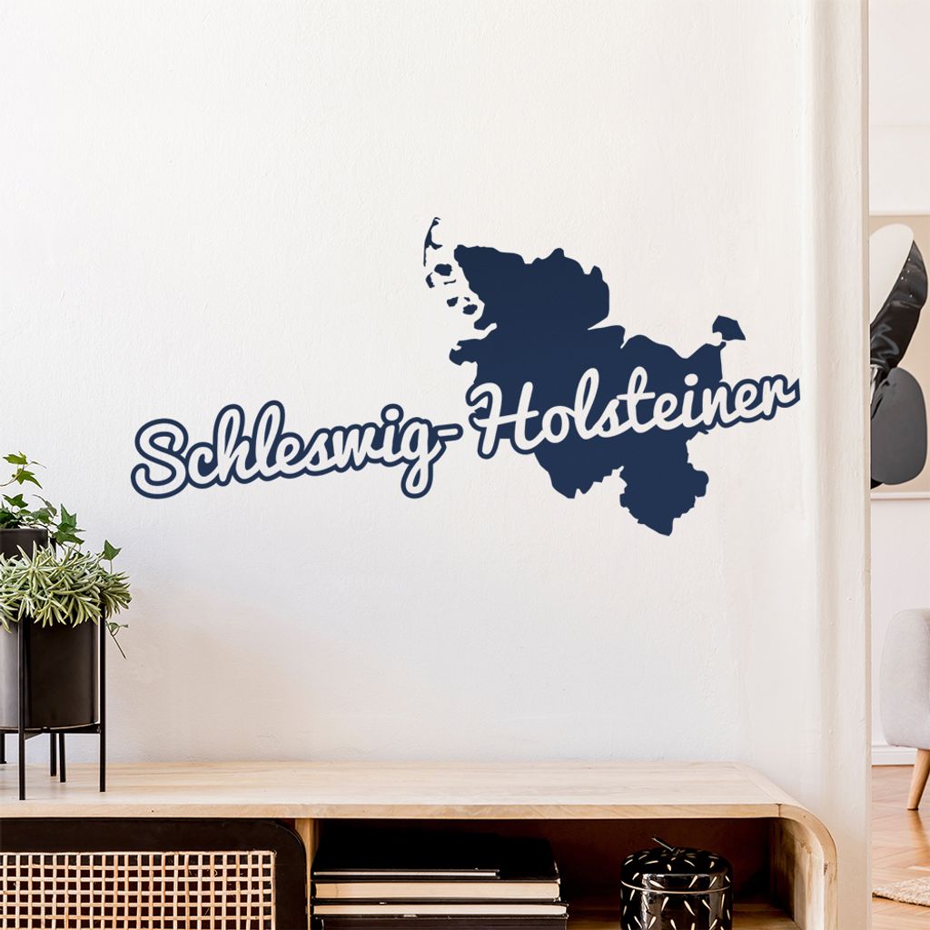 Schleswig Holsteiner Herkunft Wandtattoo Wandaufkleber Wall Sticker - Dekoration, Küche, Wohnzimmer, Schlafzimmer, Badezimmer