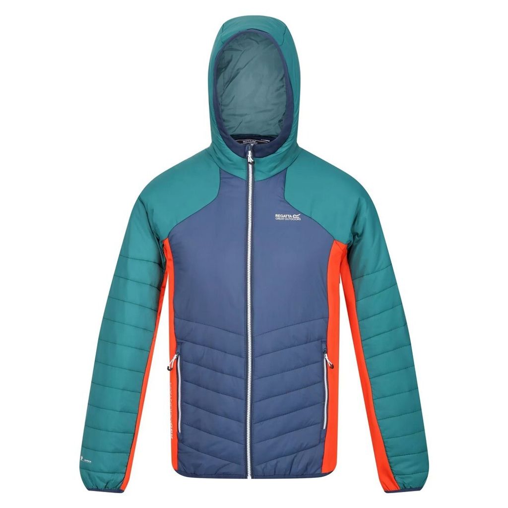 Regatta - "Trutton" Softshelljacke mit Kapuze für Herren RG8035 (3XL) (Admiral B/Pazifikgrün)
