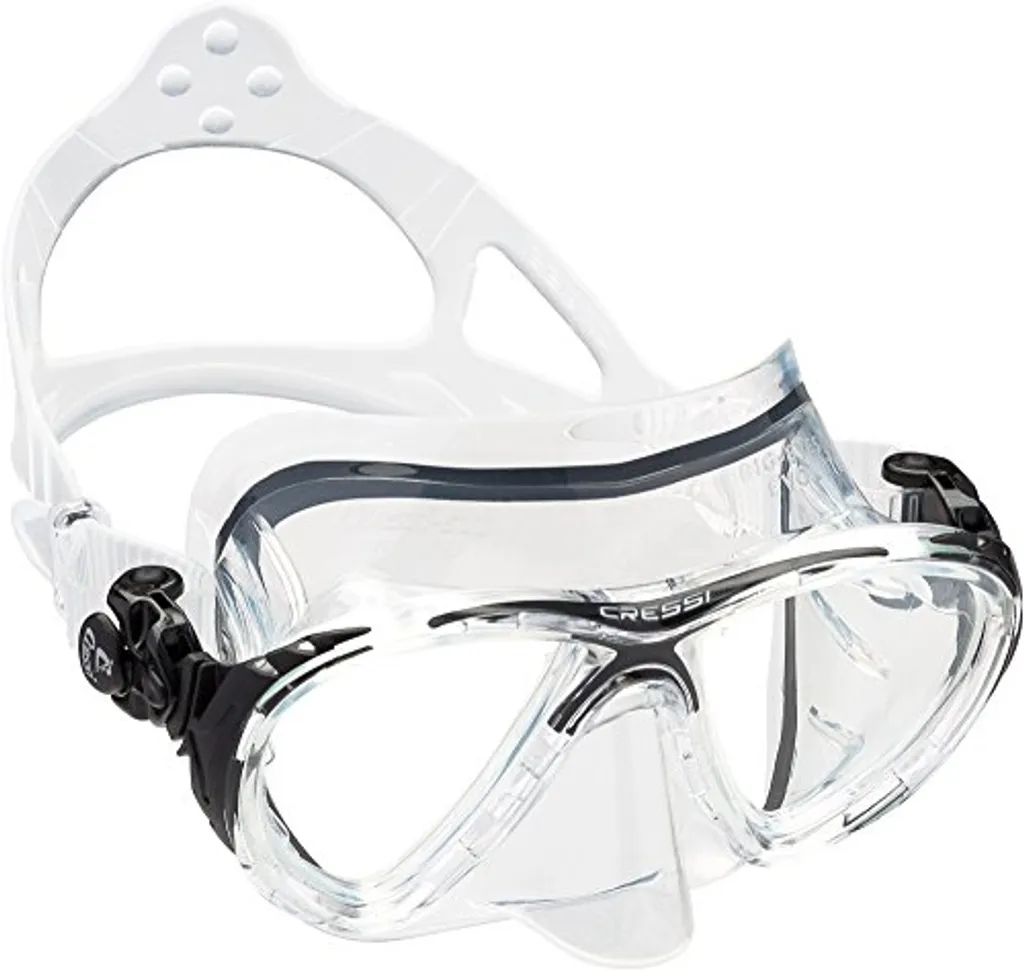 Masque de plongée à grand champ de vision et jupe silicone souple