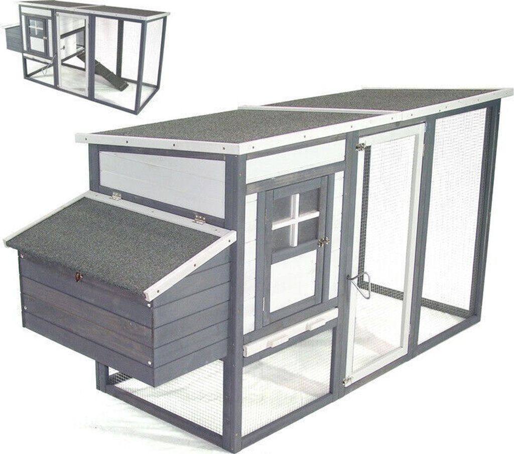 Hühnervoliere Hühnerstall Hühnerhaus Entenstall Geflügelstall Tier Gehege 56615