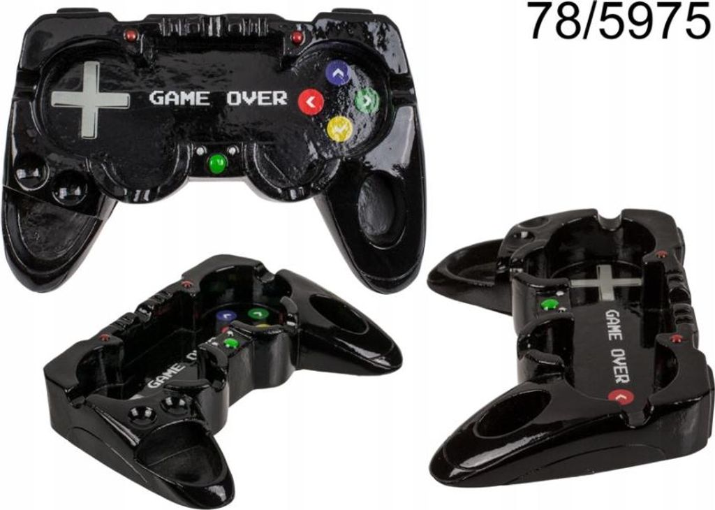 Popielniczka dla graczy - Gamepad - czarny Daklos Zdjęcie produktu 