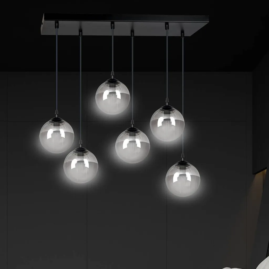 Lustre Salon COSMO 6 Branches - Solution Éclairage Grand Espace E14 - 13