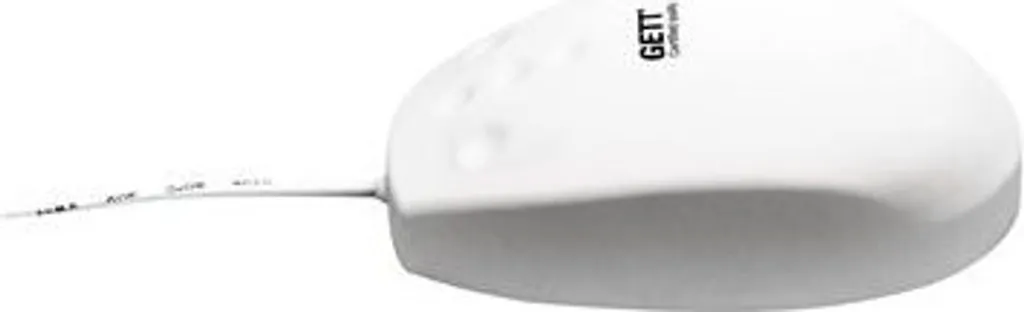 Souris Silicone Antibactérienne Blanche IP68 avec Défilement Laser