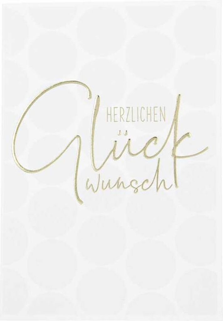Depesche Klappkarten Besonders schön ohne Verpackung : HERZLICHEN Glückwunsch Klappkarten Besonders schön ohne Verpackung: HERZLICHEN Glückwunsch