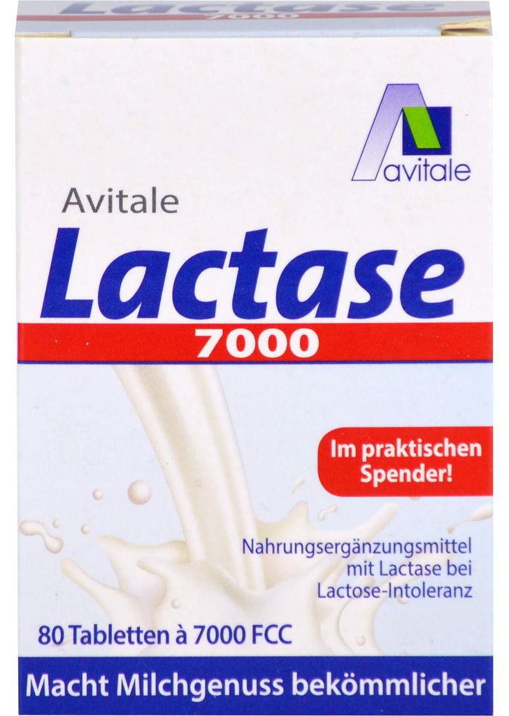 Avitale Lactase 7000 tablety pri intolerancii laktózy, 80 Obrázok produktu 