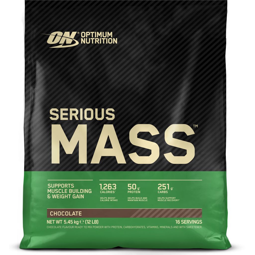 Optimum Nutrition Serious Mass 5450 g čokoláda / Gainery / Obrázok produktu 